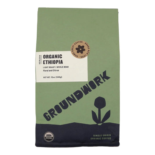 Groundwork - Organic Wild Bloom Coffee, 10 oz (Pack of 6) - Gluten-Free Kosher