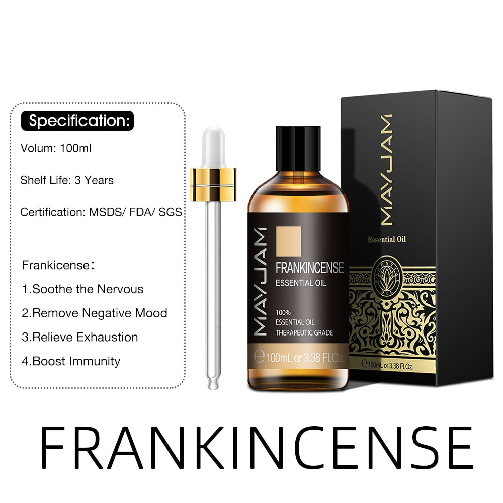100ml Pure Natural Tea Tree Sandalwood Essential Oils Diffuser Plant Lavender Mint Vanilla Rosemary Eucalyptus Essential Oil