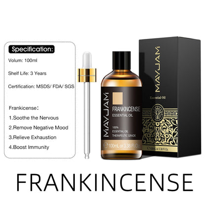 100ml Pure Natural Tea Tree Sandalwood Essential Oils Diffuser Plant Lavender Mint Vanilla Rosemary Eucalyptus Essential Oil
