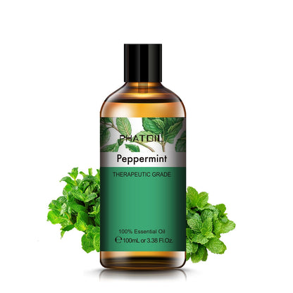 100ML Pure Natural Essential Oils Diffuser for Skin Care Rose Orange Lemon Lavender Rose Geranium Chamomile Avocado Aroma Oil