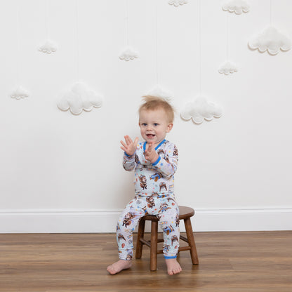 Let's Fly 2pc Long Sleeve Pajamas