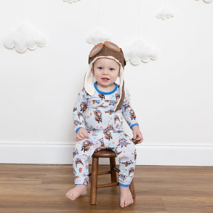 Let's Fly 2pc Long Sleeve Pajamas