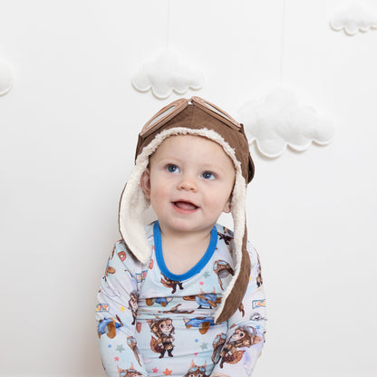 Let's Fly 2pc Long Sleeve Pajamas