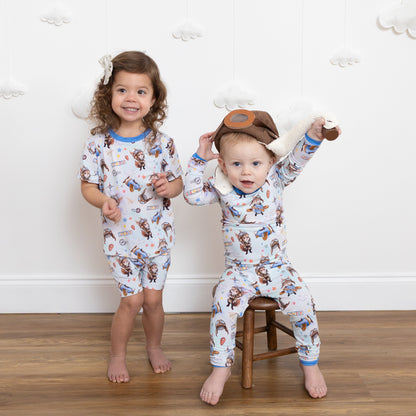 Let's Fly Daywear Short Set