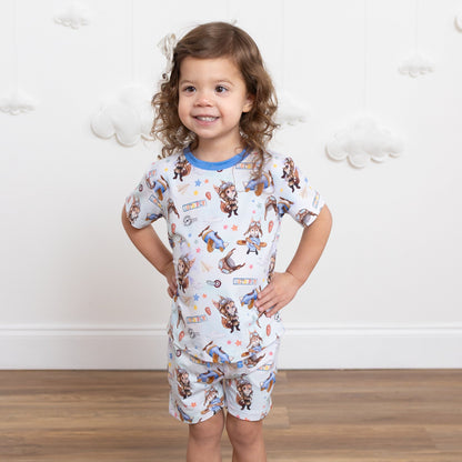 Let's Fly Daywear Short Set