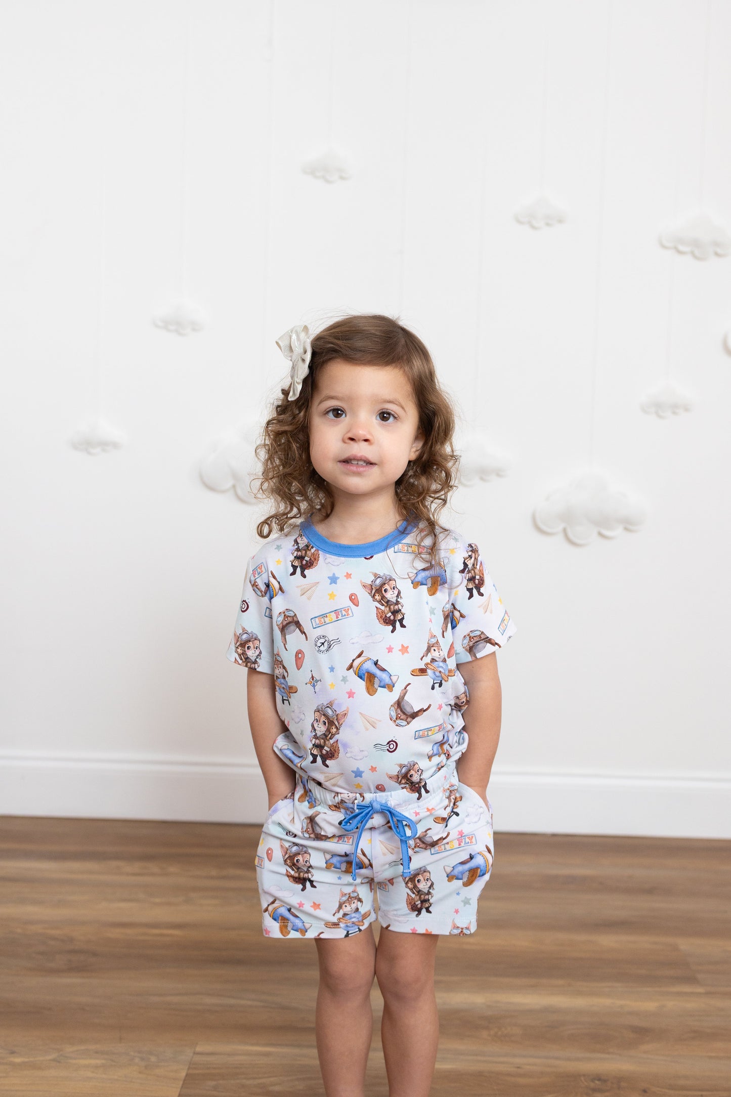 Let's Fly Daywear Short Set