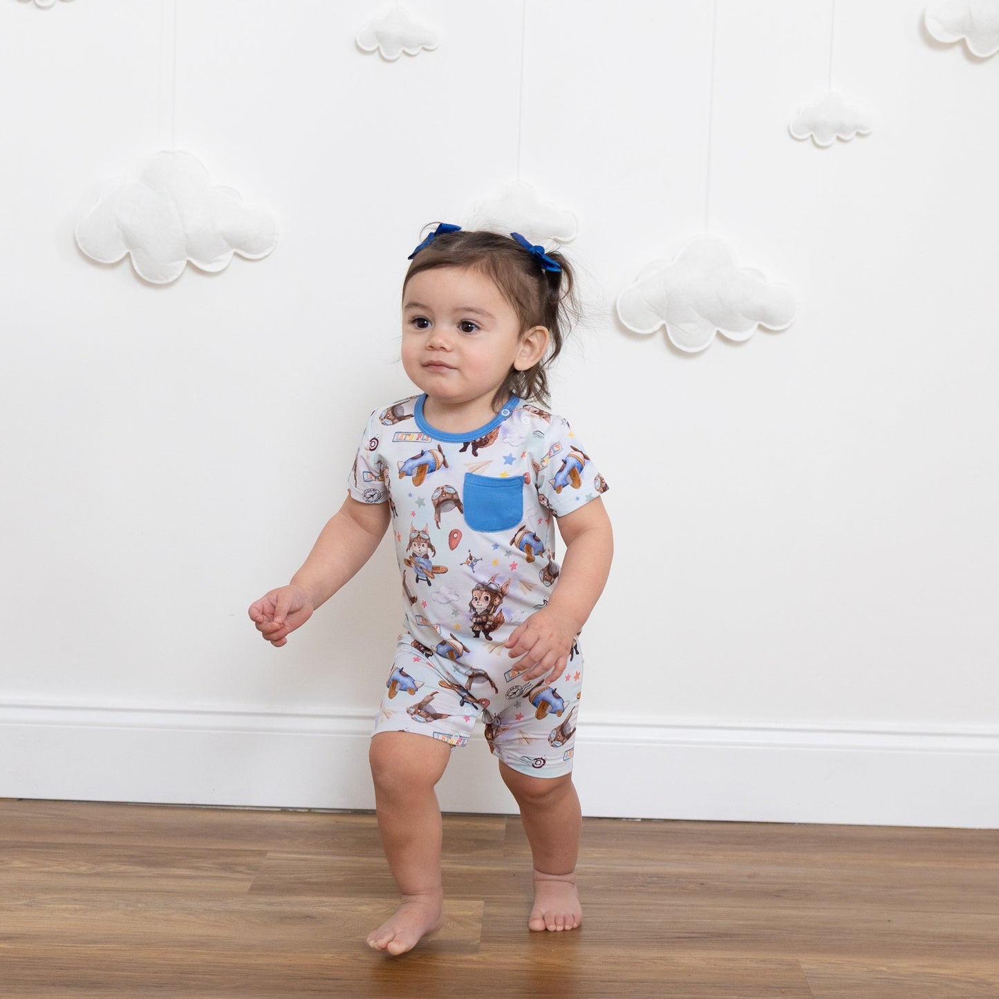 Let's Fly Shortie Romper