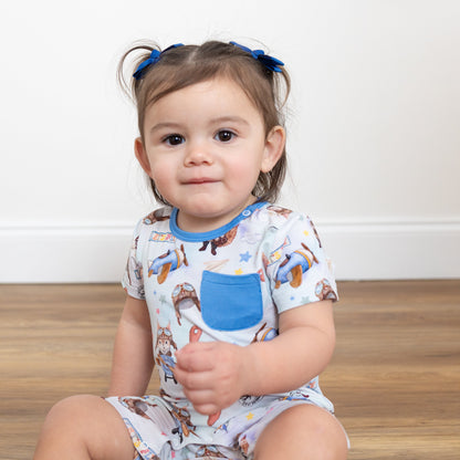 Let's Fly Shortie Romper