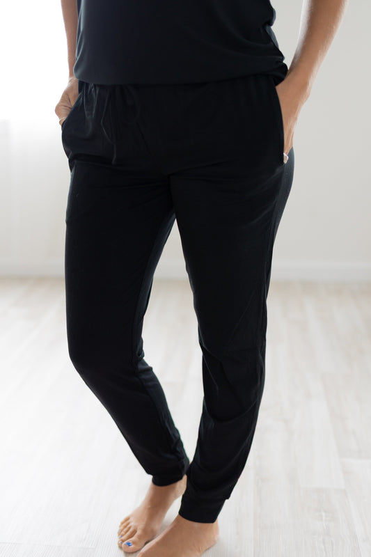 Black Adult Pajama Bottoms (Joggers & Pants)