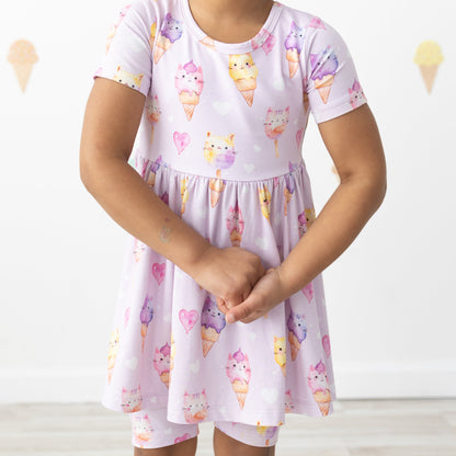 Purrfect Scoops Peplum Set