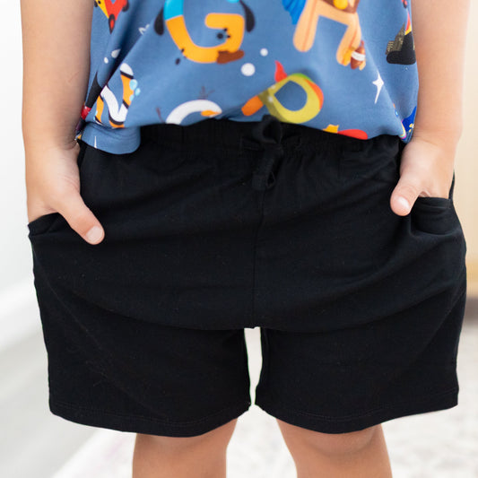 Toddler Black Daywear Shorts