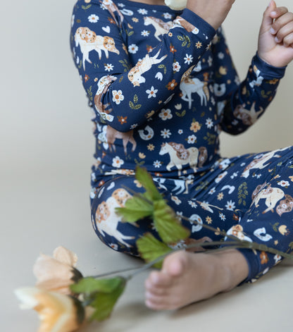 Wild Horses 2pc Long Sleeve Pajamas