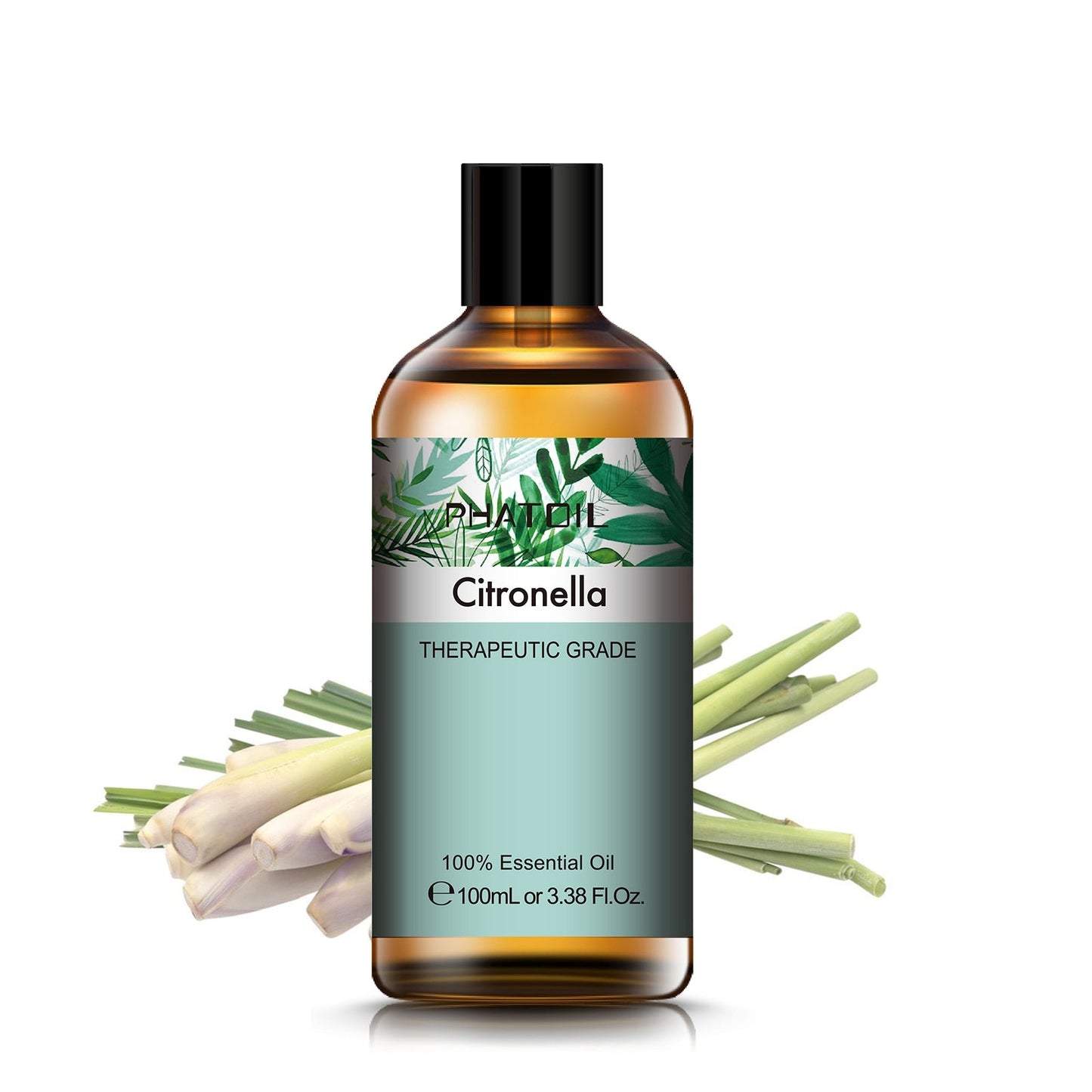 100ML Pure Natural Essential Oils Diffuser for Skin Care Rose Orange Lemon Lavender Rose Geranium Chamomile Avocado Aroma Oil