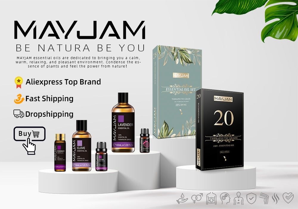 28pcs Pure Natural Essential Oils Gift Set Massage Shower Diffuser Aroma Oil Lavender Vanilla Sage Jasmine Rose Stress Relief