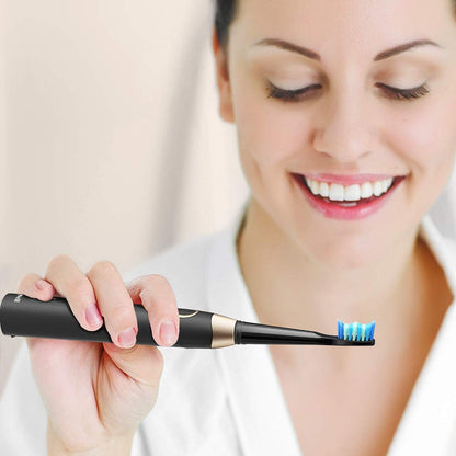 Fairywill FW-508 Sonic Electric Toothbrush Rechargeable Timer Brush 5 Modes Fast Charge Tooth Brush 8 Brush Heads for Adults