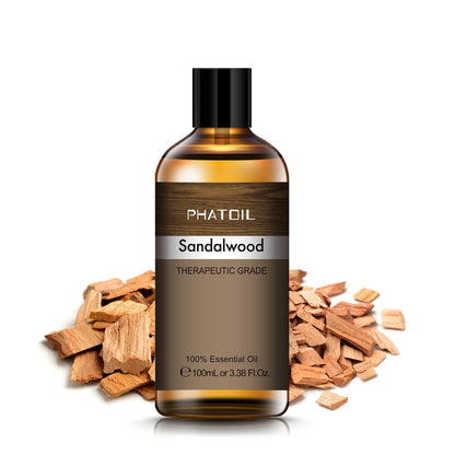 100ML Pure Natural Essential Oils Diffuser for Skin Care Rose Orange Lemon Lavender Rose Geranium Chamomile Avocado Aroma Oil