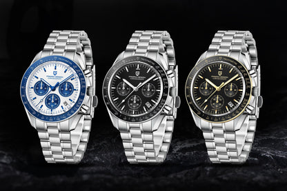 2023 New Men's Speed ChronoLux Quartz Watch: Luxury, Performance, and Elegance with Automatic Date and Sapphire Mirror