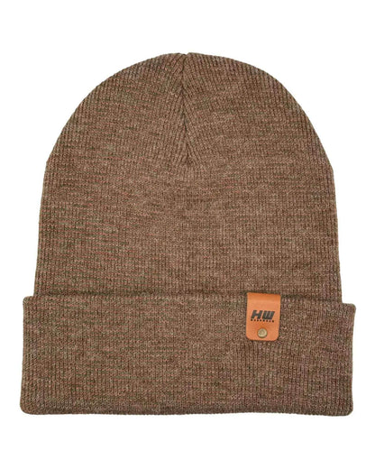 Classic Fusion Cuffed Beanie, Burgundy and Green