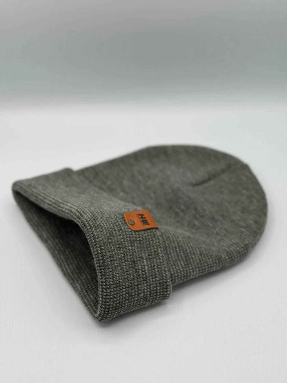 Classic Fusion Cuffed Beanie, Gray and Green