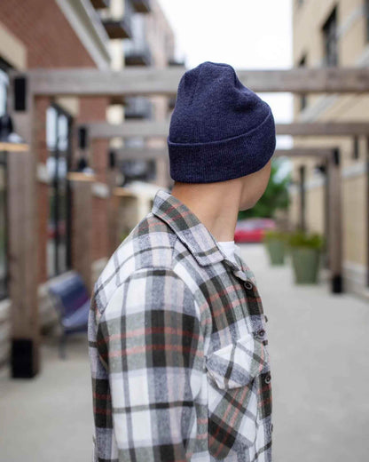 Classic Cuffed Beanie, Denim Blue