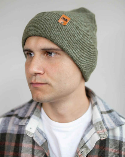 Classic Cuffed Beanie, Forest Green