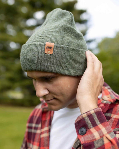 Classic Cuffed Beanie, Forest Green