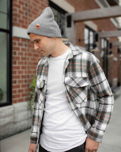 Classic Cuffed Beanie, Koala Gray
