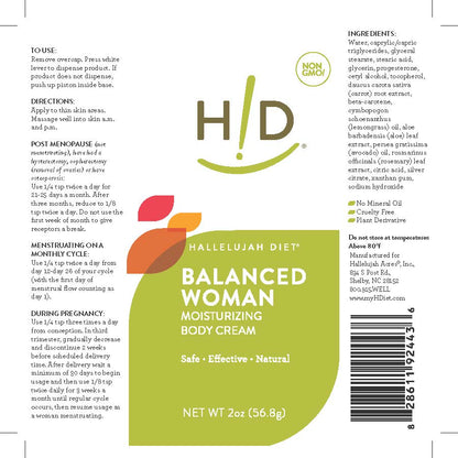 Balanced Woman Cream