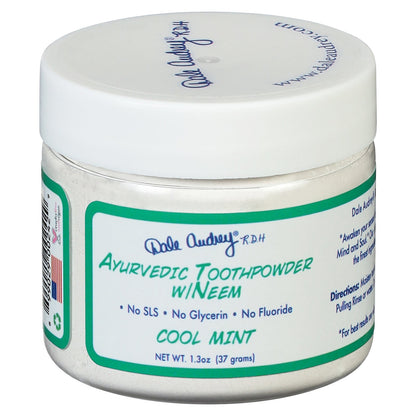 Dale Audrey Neem Cool Mint Natural Tooth Powder, 1.1 Oz