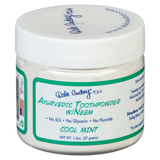Dale Audrey Neem Cool Mint Natural Tooth Powder, 1.1 Oz
