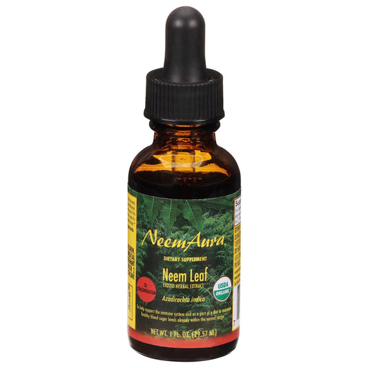 Neemaura Naturals Neem Leaf Extract 3x - 1 Fluid Ounce