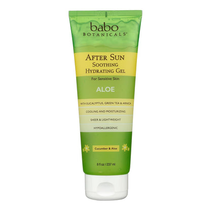 Babo Botanicals After Sun Soothing Gel, 8 Oz