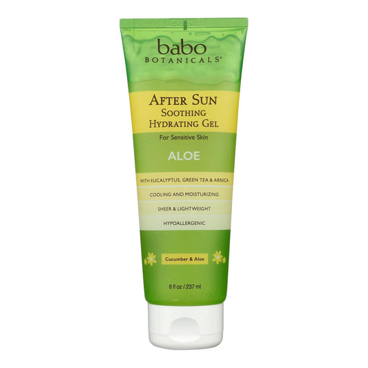 Babo Botanicals After Sun Soothing Gel, 8 Oz