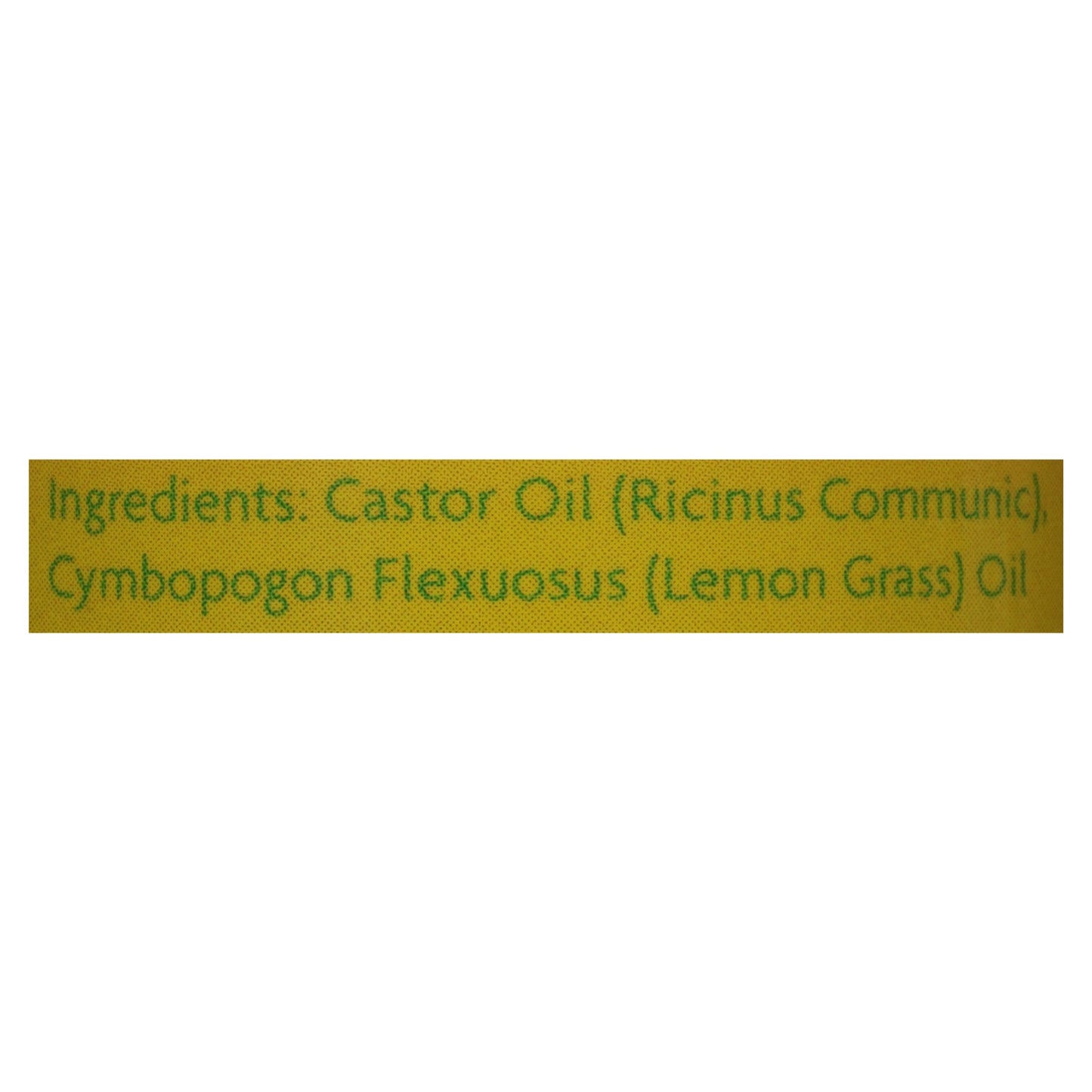 JMc N Island Twist Black Caster Oil with Lemongrass - 4 Fl Oz