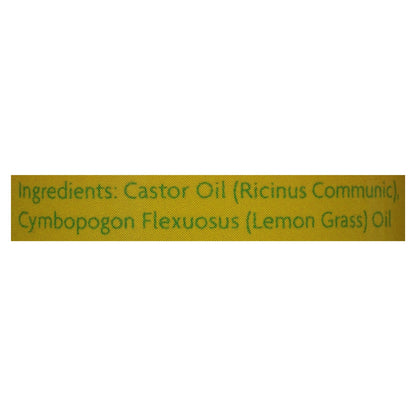 JMc N Island Twist Black Caster Oil with Lemongrass - 4 Fl Oz