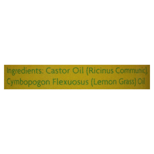 JMc N Island Twist Black Caster Oil with Lemongrass - 4 Fl Oz