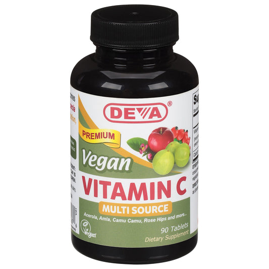 Deva Vegan Vitamins: Vitamin C Multi-Source - 90 Tablets