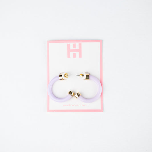 Mini  Hoops - Lavender