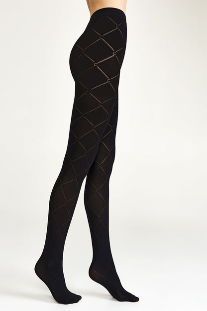 Fantasy Tights Conte History - Diamond Pattern