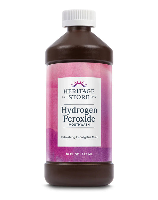 Heritage Products Hpm Hydrogen Peroxide Mouthwash (Pack of 16 Fl Oz)