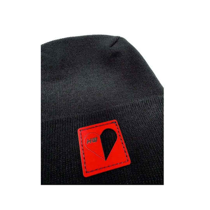 Love-Inspired H-Stitch Beanie – Black | Limited Edition