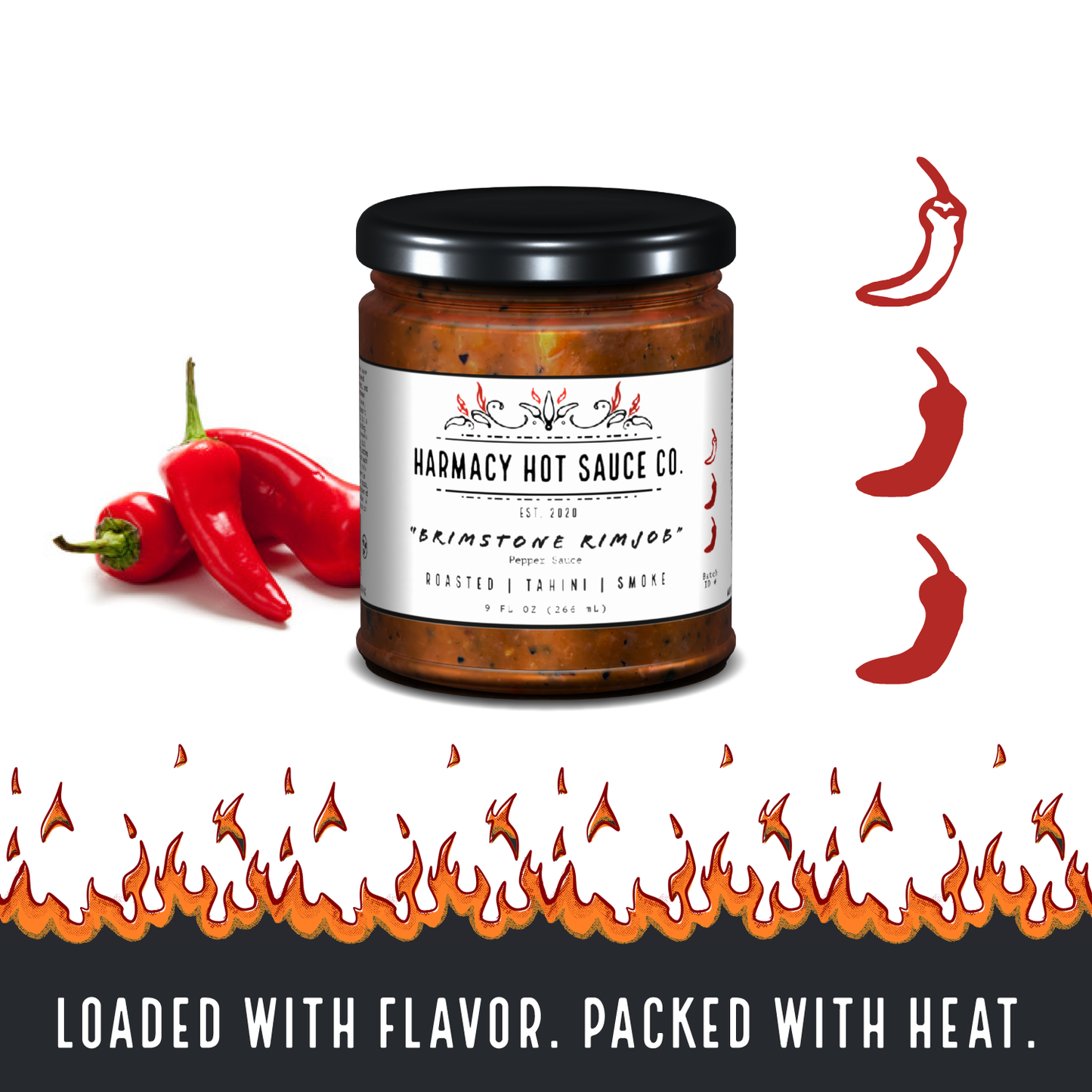 Brimstone - Roasted Red Pepper & Tahini (9oz)