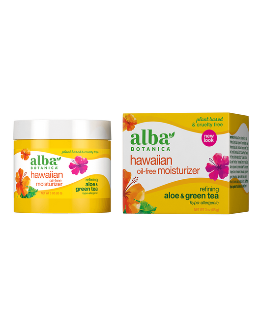 Alba Botanica Hawaiian Aloe and Green Tea Oil-Free Moisturizer (3 Oz.)