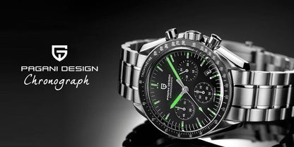 2023 New Men's Speed ChronoLux Quartz Watch: Luxury, Performance, and Elegance with Automatic Date and Sapphire Mirror
