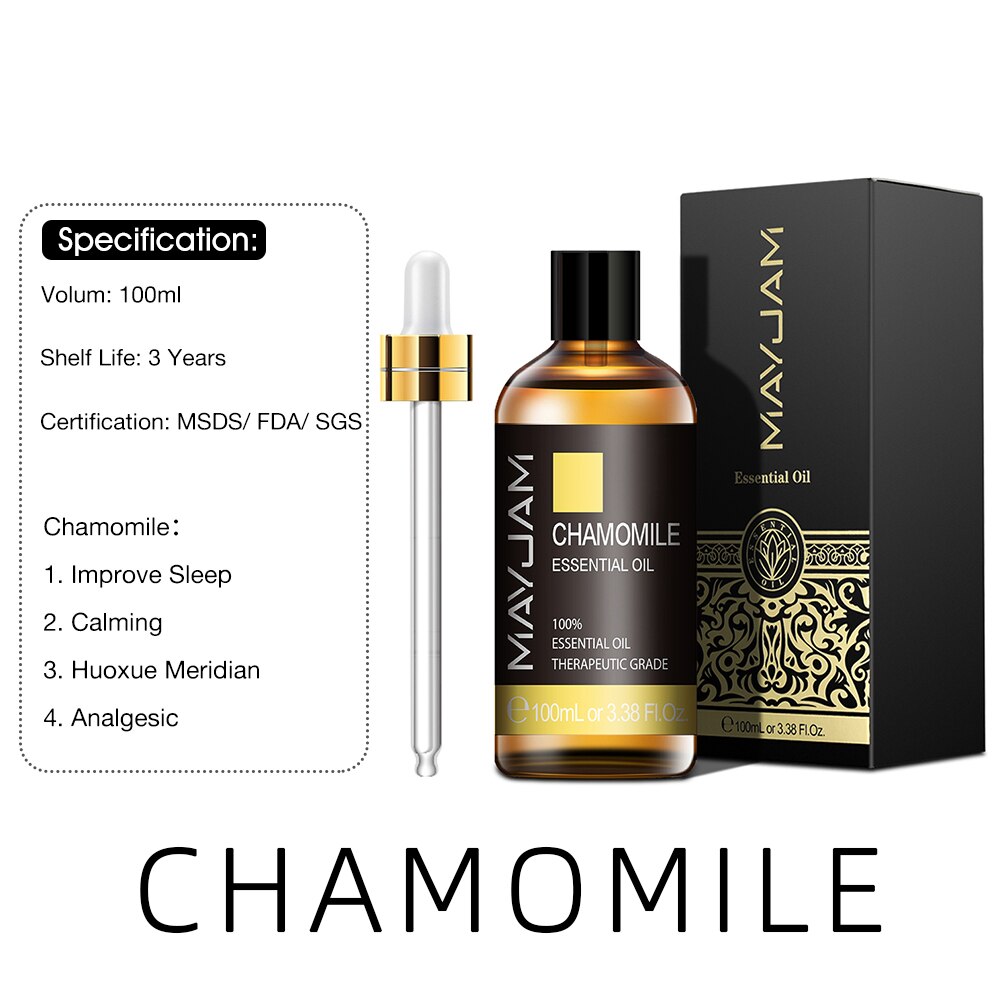 100ml Pure Natural Tea Tree Sandalwood Essential Oils Diffuser Plant Lavender Mint Vanilla Rosemary Eucalyptus Essential Oil