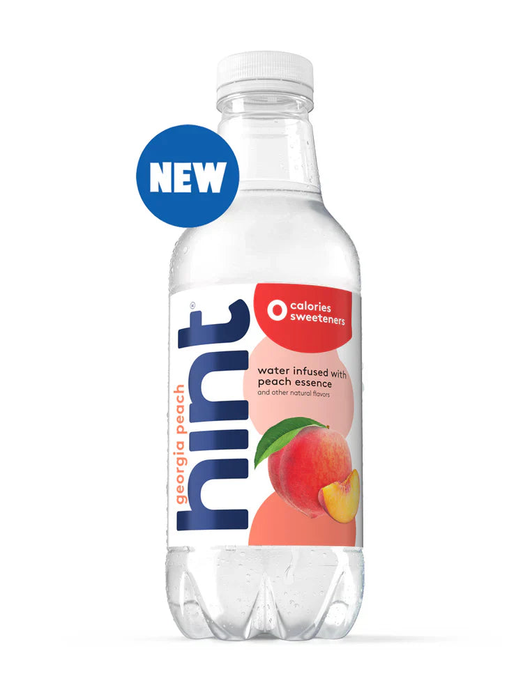 Hint Peach Water 16 Fl Oz. I 12-Pack