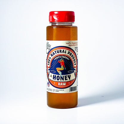 All Natural Raw Unfiltered Honey - 12oz