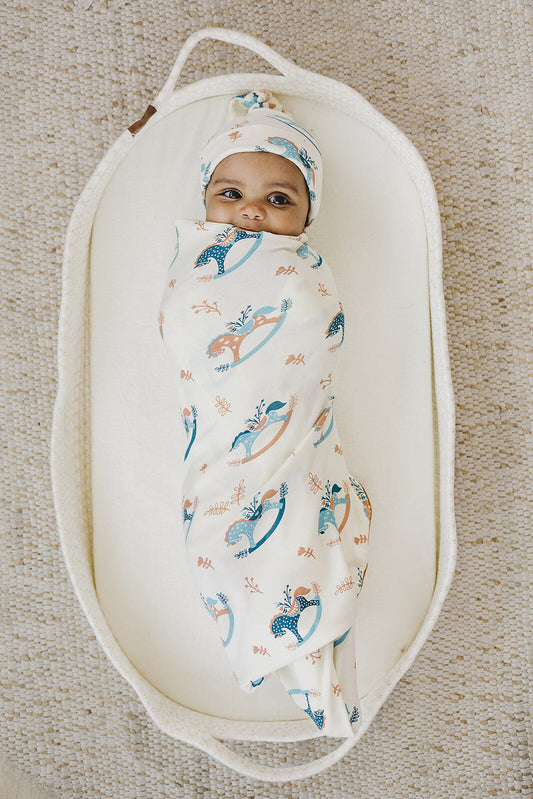 GOTS Certified Organic Cotton Hat - Rocking Horse