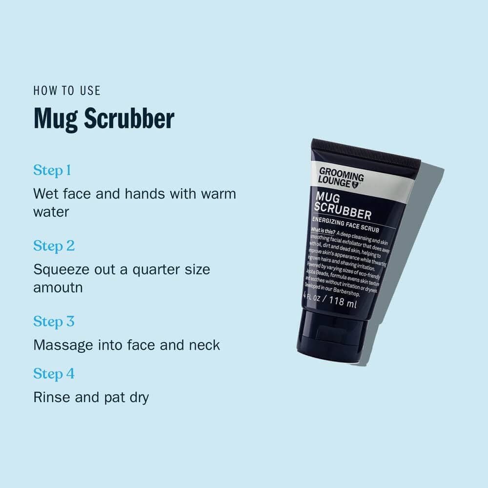 Grooming Lounge Mug Scrubber - Best Skin Scrub For Men