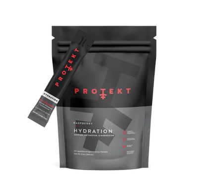 Protkt - Liquid Hydration Packet, Raspberry, 6.4 Fl Oz (10-Pack)